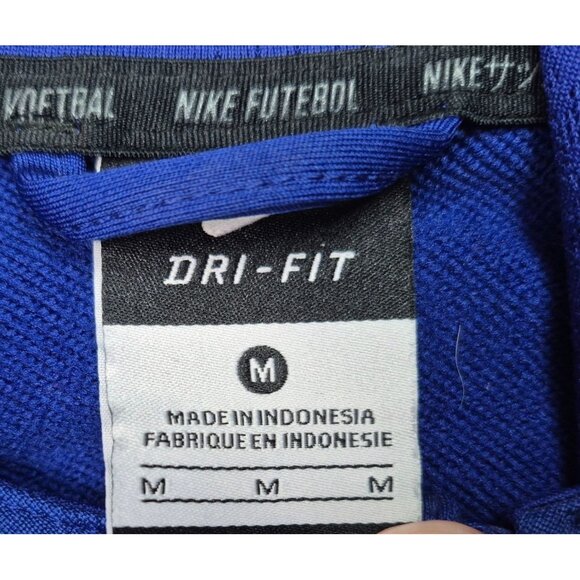 Nike Soccer Dri-Fit Navy/Purple Warm Up Trainer Hoodie Sz M EXCELLENT CONDITION! - Picture 6 of 6